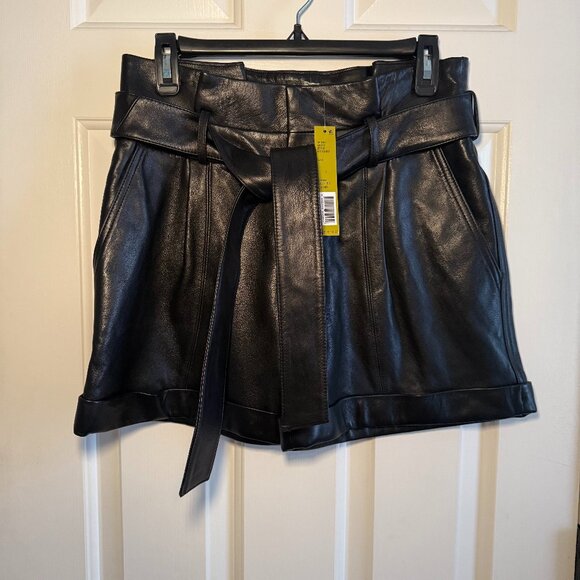 Gianni Bini Leather Shorts